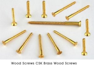 wood screw csk brass wood screwss