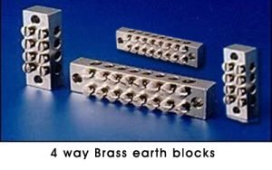brass earthing bar