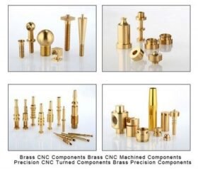 CNC Components Brass CNC Machined Components Precision CNC Turned Components