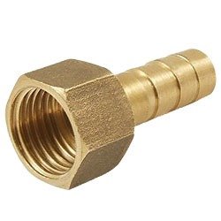 thumbnail image 2 of 3/8 Hose Barb X 3/4 Female NPT Brass Fitting – Fuel, Gas, Water, Air 2 of 4