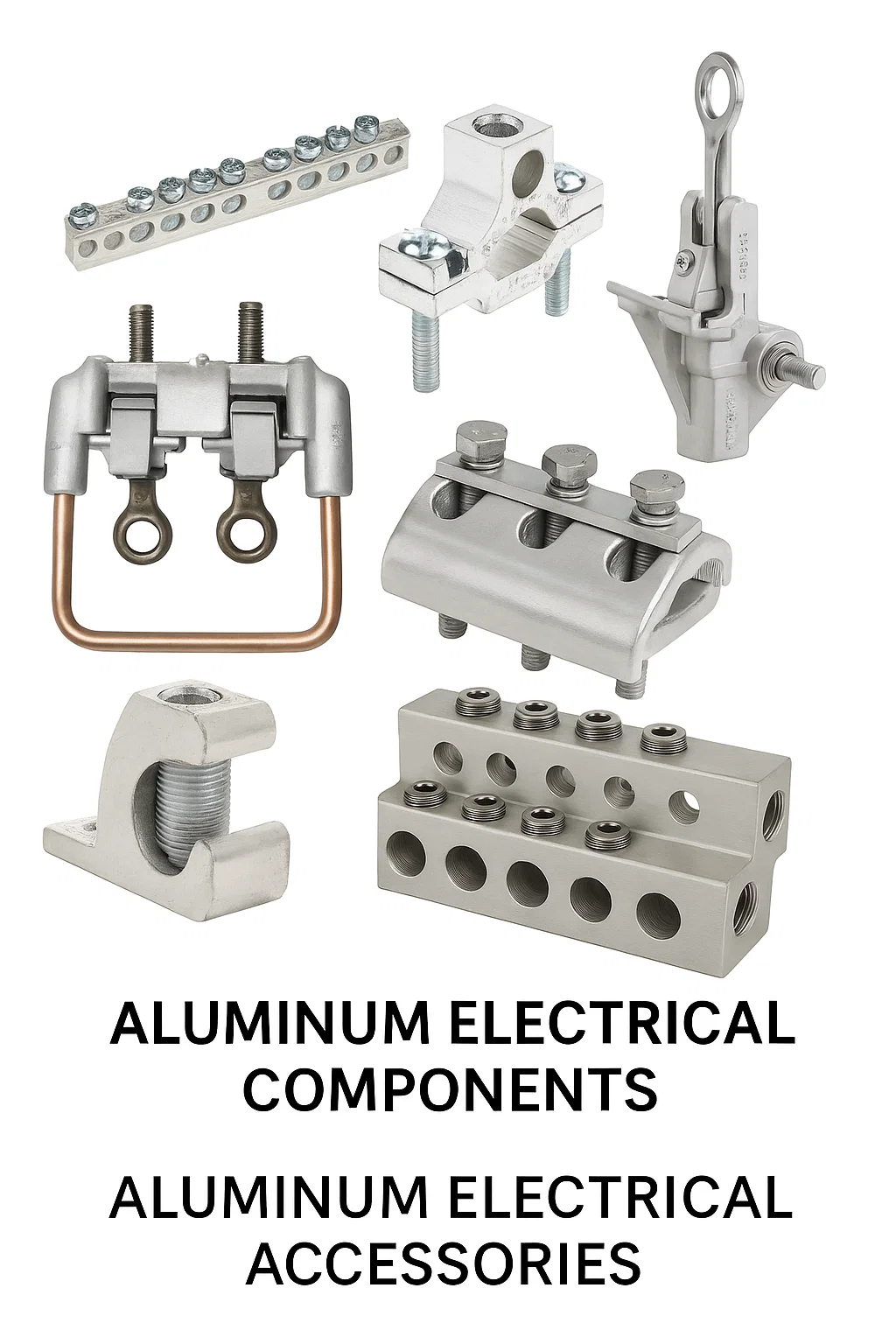 Aluminum Electrical components, Aluminum electrical accessories