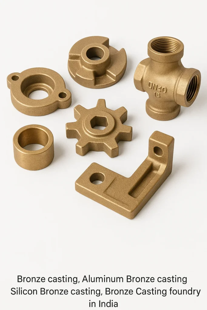 Bronze casting, bronze casting foundry, Aluminum Bronze casting, Silicon Bronze casting , Bronze Casting foundry in India