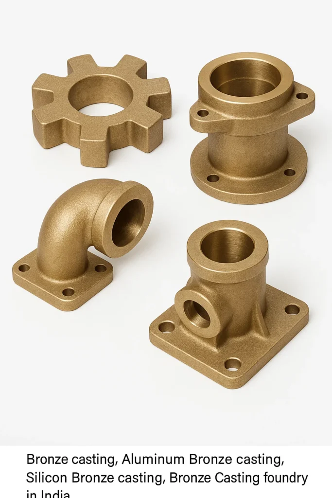 Bronze pump casting, Bronze casting, bronze casting foundry, Aluminum Bronze casting, Silicon Bronze casting , Bronze Casting foundry in India