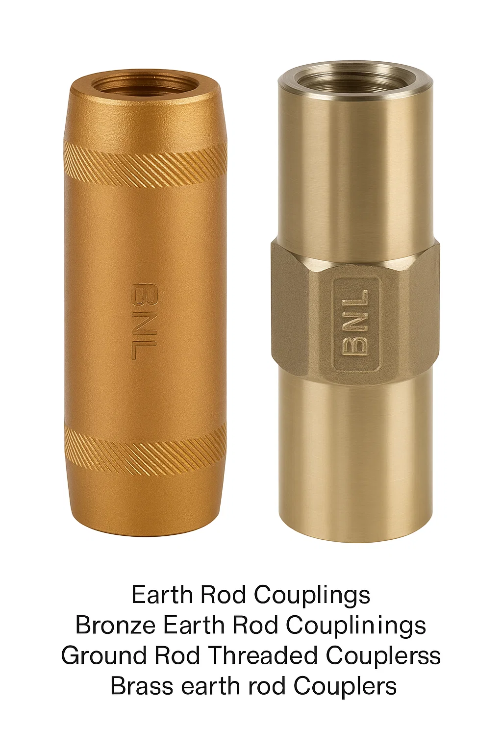 Earth Rod Couplings, Bronze Earth Rod Couplings, Ground Rod Threaded Couplers, Brass earth rod Couplers