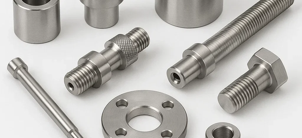 Stainless Steel Screw Machine parts, Steel CNC MAchined parts in 304 and 316, Stainless STeel Swiss MAchined parts