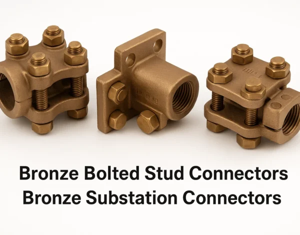 Bronze Bolted Stud Connectors, Bronze Substation Connectors