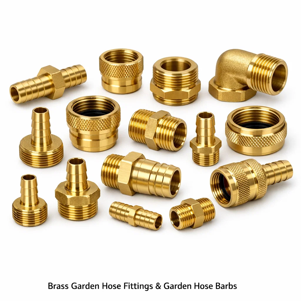 Brass Garden Hose Fittings & Garden Hose Barbs